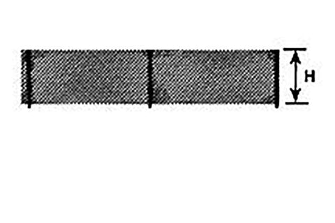Plastruct HO 1100 Chain Link Fence PLS90451 Plastic Building Supplies