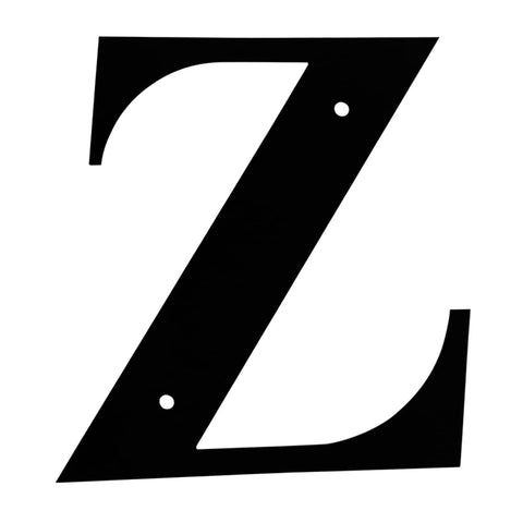 Village Wrought Iron House Letter Z Large