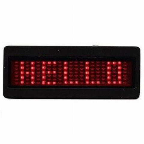 Programmable Scrolling LED Name Tag
