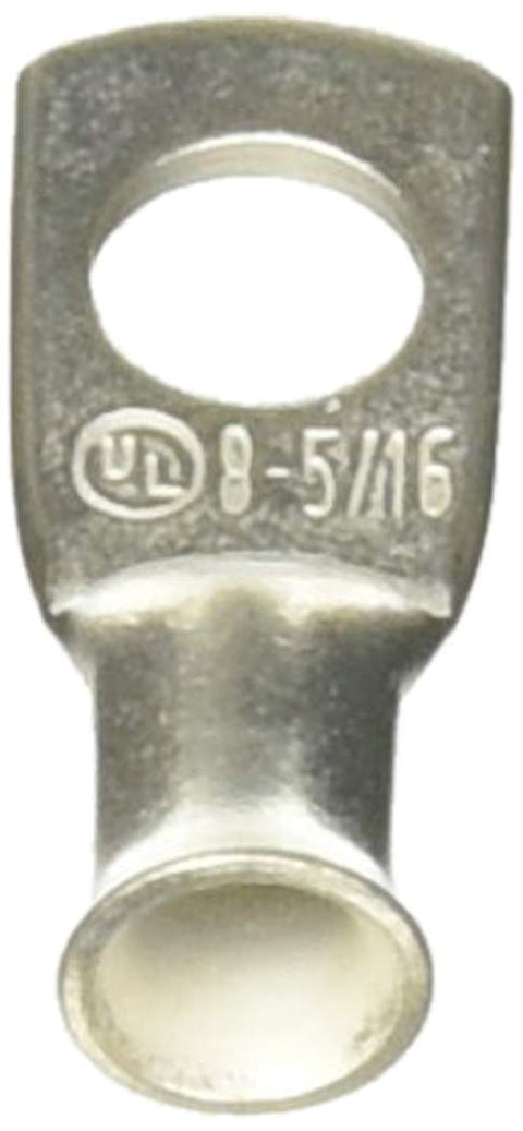 Ancor 242235 Tinned Copper Lugs - #8, 5/16", Pack of 25, silver