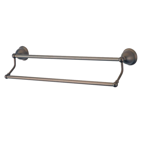 Kingston Brass BA3963ORB Restoration Dual -Towel Bar, 24-Inch, Oil Rubbed Bronze