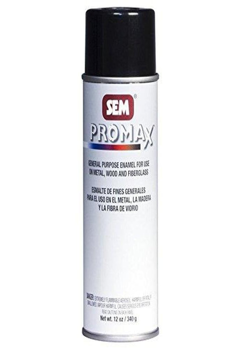 SEM 61033 Gloss Black Promax General Purpose Enamel - 12 oz.