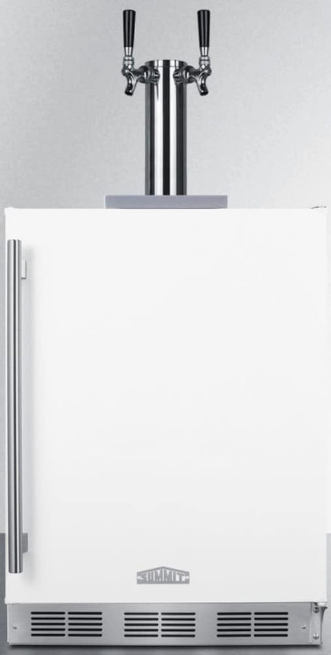 24 inches Wide Built-In Wine Kegerator foot ADA Compliant