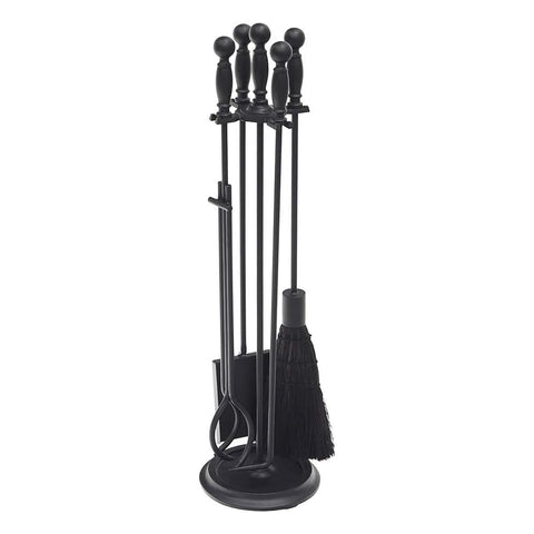 Oakestry Fireplace Tool Set, Black