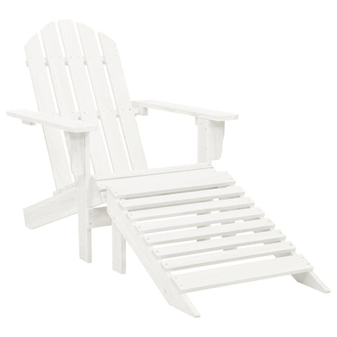 Oakestry Garden Chair White Hardwood Standard Durable Garden Chair â€“ Outdoor Patio Seating, Weather Resistant Furniture