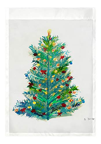 Betsy Drake Christmas Tree Flag 12.5x18