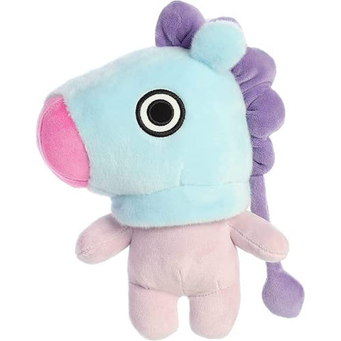 Aurora Lovable BT21 MANG Stuffed Animal - Collectible Fun - Delightful Cuteness - Blue 9.5 Inches