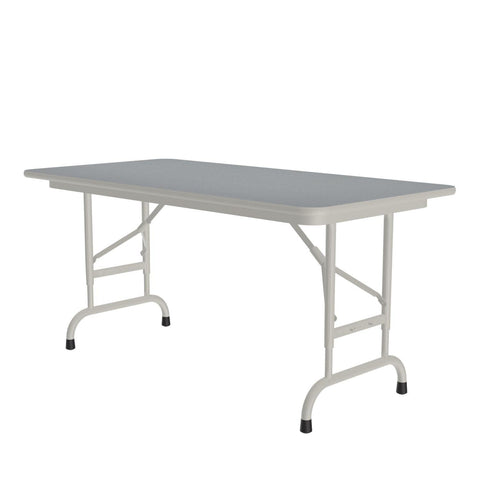 Correll Rectangular Laminate Top Folding Table with Gray Granite CFA2448TF-15