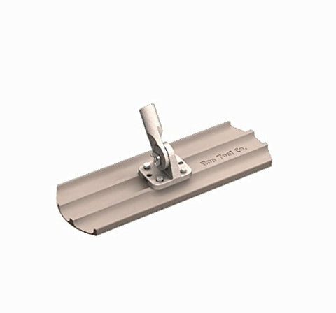 Bon 12-552 96-Inch by 8-Inch Round End Magnesium Concrete Bull Float with Universal Threaded Handle Bracket