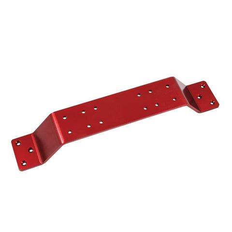 T-H Marine Kong Wave Tamer Bow Mount Sonar Bracket - Heavy Gauge Aluminum, Universal Fishfinder Electronics Mount, Over Trolling Motor Pedal Bracket, Durable Anodized Finish, Red, 18.5"