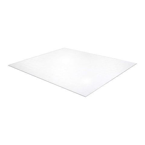 Oakestry Rectangular Transparent Design Chair Mats for Office Rolling Chairs, XXL Polycarb Floor Protector, Easy Glide Floor Mats for Hardwood Floors (48x118)