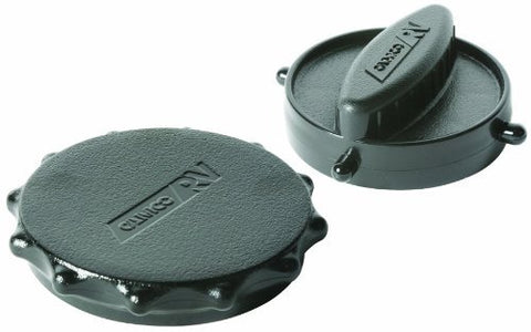 Camco 39753 Rv Sewer Hose Storage Caps (1 Bayonet, 4in1 Cap)