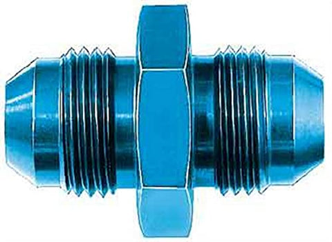 Aeroquip FCM2053 Blue Anodized Aluminum -08AN Flare Union Pipe Adapter