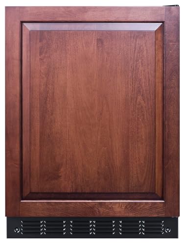 Summit FF708BLSSIFADA 24” Wide ADA Under Counter Refrigerator 5.1 cu.ft. with Panel-Ready Door (Panel Not Included) Automatic Defrost Operation, Deluxe black interior (ADA-Panel Ready-RHD)