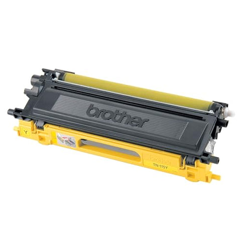 Brother TN115Y (Yellow) Toner Cartridge, High Yield: 4000 pages