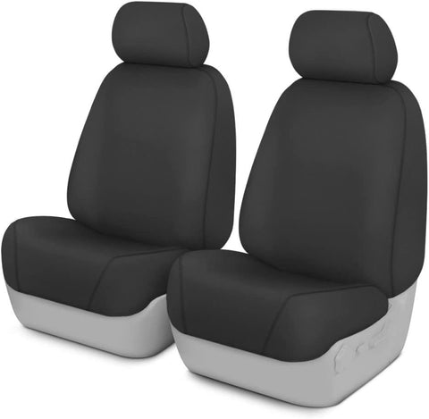 Covercraft SS3494PCCH - SeatSaver Polycotton 1st Row Charcoal Custom Seat Covers