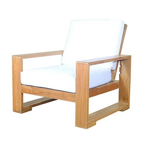 Anderson Teak DS-801 Capistrano Deep Seating Armchair, Honey Gold Teak