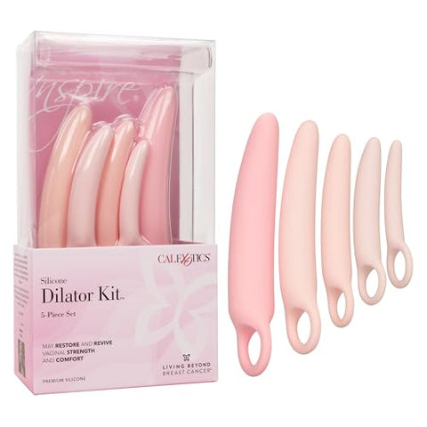 CalExotics SE-4805-05-3 Inspire Silicone Dilator Kit, Pink, 5pcs