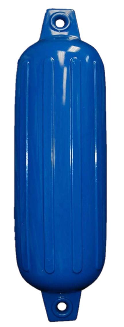 6" x 22" Blue BoatGuard Inflatable Fender for Boats