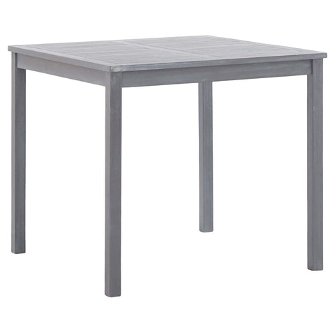 vidaXL Square Garden Table, Sturdy Outdoor Dining, Classic Acacia Wood Furniture for Hangouts, Sleek Surface
