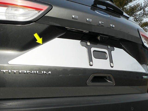 QAA Part LP60610 is a 1 Piece Stainless Steel License Plate Bezel That is Compatible with The Lincoln Corsair 2020-2023