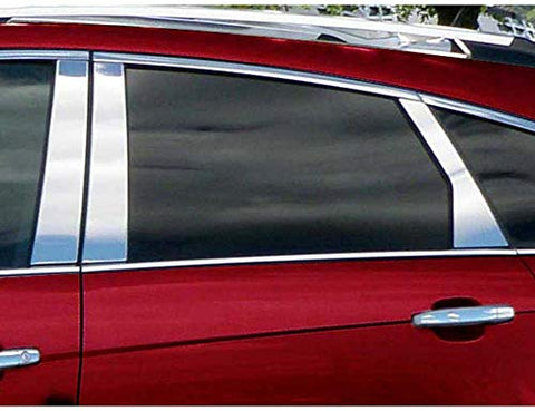 QAA is Compatible with 2010-2016 Cadillac SRX 6 Piece Stainless Pillar Post Trim PP50261