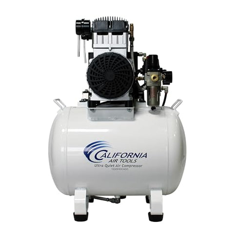 California Air Tools 10020HDCADC Powerful 2.0 HP Ultra Quiet, Oil-Free Air Compressor, 10 Gallon Tank Capacity, 70 dB Noise Level, Electric, with 98% Air Drying System and Automatic Drain Valve