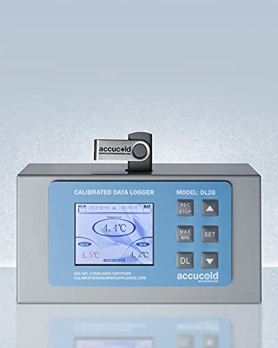 USB Digital Data Logger (DDL) Medical - General Purpose - NIST calibrated USB Temperature Logger with Large Display, Internal Memory, and Alarm in standalone kit Form for aftermarket Installation