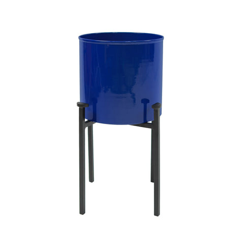 Achla Designs Eileen Planter with French Blue Bowl
