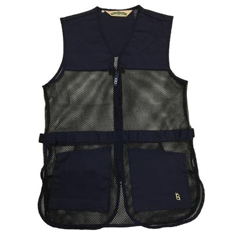 Bob Allen 245M Full Mesh Dual Pad Shooting Vest Navy 4X