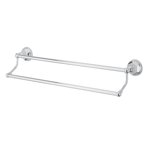 Kingston Brass BA4813C Metropolitan Dual Towel-Bar, 24-Inch, Polished Chrome