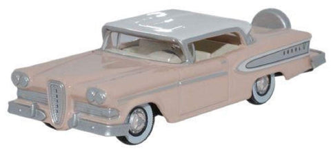 Oxford Diecast 87ED58003 1958 Edsel Citation Pink/White HO 1:87 Scale