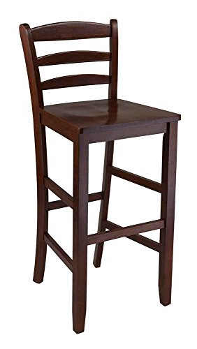 Winsome 29-Inch Bar Ladder Back Stool, Set of 2