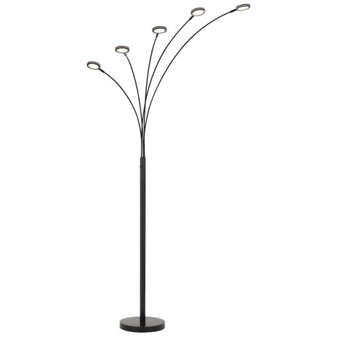 Cremona Integrated LED Metal arc Floor lamp