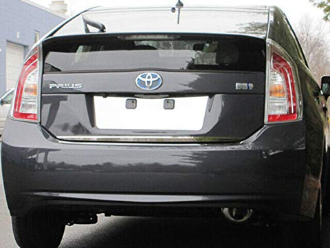QAA Part LP10135 is a 1 Piece Stainless Steel License Plate Bezel That is Compatible with The Toyota Prius 2010-2015