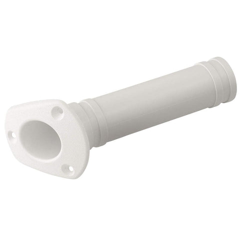 Sea Dog 325161-1 Flush Mount Rod Holder , White , 9-1/2" L x 1-5/8" ID