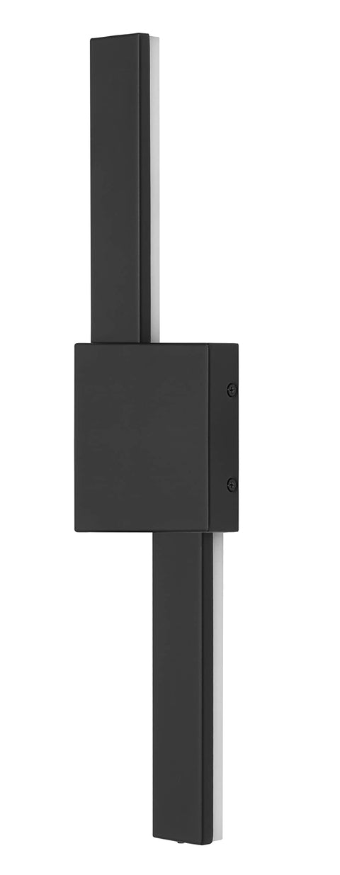 Cal Lighting LA-8031 Jaca Led Twin Backlit Wall Sconce, Black