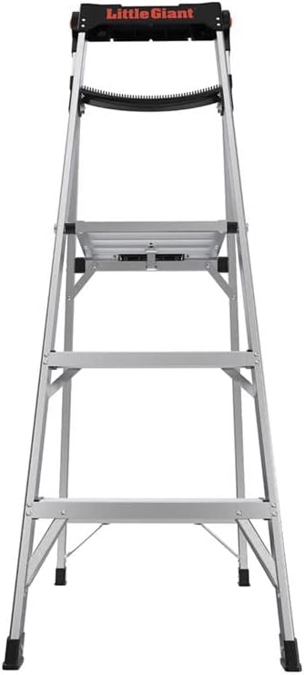 Little Giant Xtra-Lite Plus 5 ft. H Aluminum Step Ladder Type IAA 375 lb. Capacity