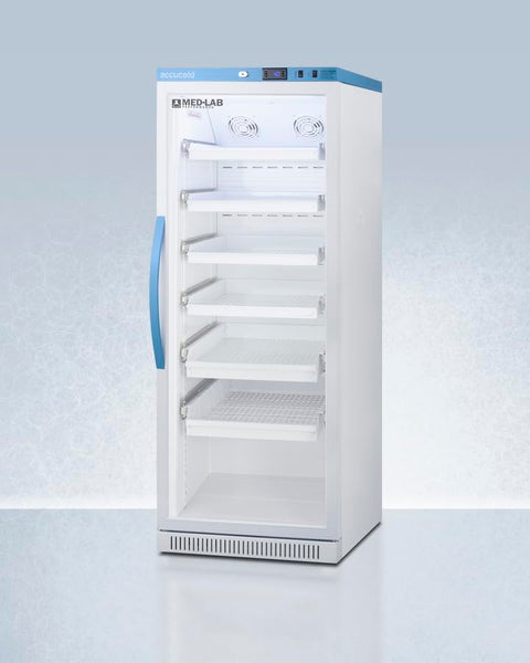 ACCUCOLD ARG12MLDR 12 Cu.Ft. Upright Laboratory Refrigerator with Removable Drawers