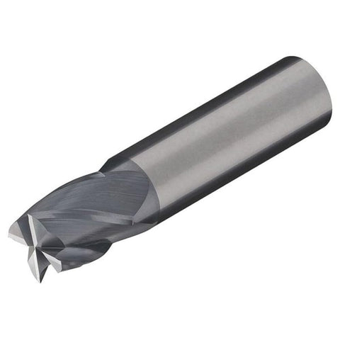 Micro 100 SEM-062-03X Square End Mill, 1/16" Cutter Dia, 1/8" LOC, 3 Fl, 1/8" Shank Dia, 1-1/2" OAL, AlTiN
