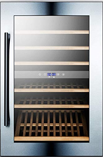 Summit VC60D Integrated Dual-Zone Wine Cellar, Glass