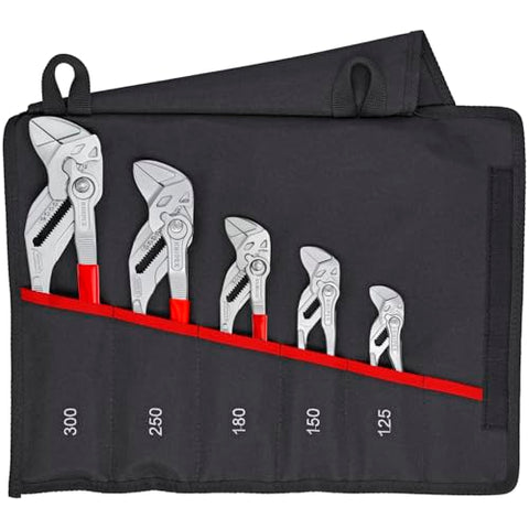 Knipex Tools 00 19 55 S5, Cobra Pliers, 5Piece Set with Tool Pouch