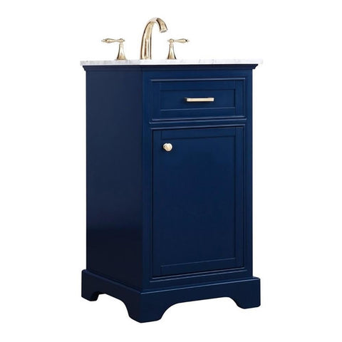 19 in. Single Bathroom Vanity, Blue