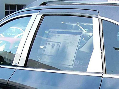 QAA is Compatible with 2007-2012 Hyundai Veracruz 6 Piece Stainless Pillar Post Trim PP27331