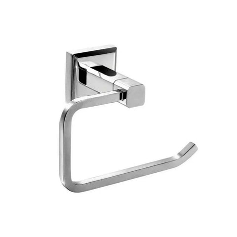Oakestry Aqua Nuon Wall Mounted Toilet Paper Holder Durable Stainless Steel Bathroom Fixture Sleek Design Rust Resistant Polished Finish for Home Hotel Spa Restroom Use
