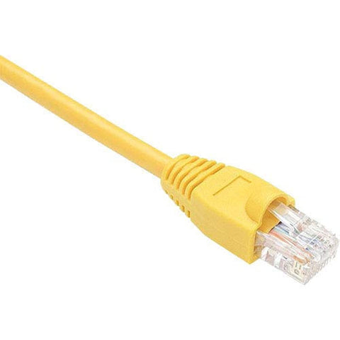 CAT6 GIGABIT ETHERNET Patch Cable, UTP, Yellow, SNAGLESS, 10FT