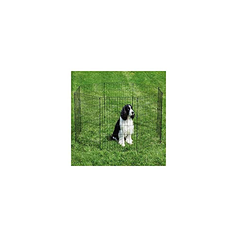 Pro Select Sure Ex Pen Pet Exercise Pen, Black 24In