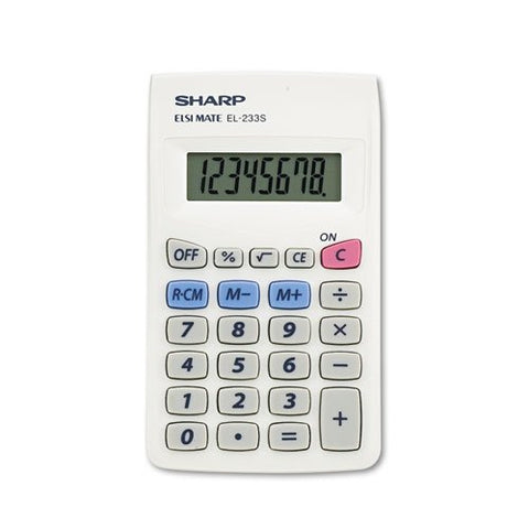 Sharp Hand-Held Calculator 8 Digit