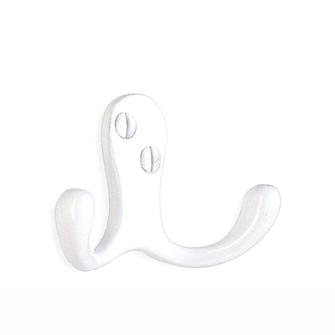 SMEDBO Double Coat Hook 1 3/4" White