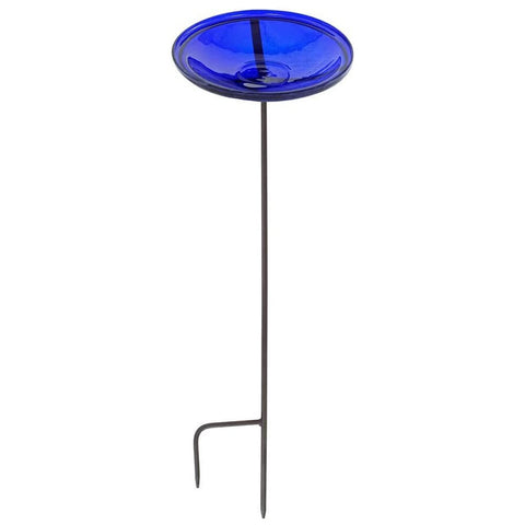 Oakestry Crackle Bowl with Stand